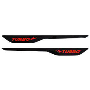 آرم گلگیر خودرو رهام مدل AR0038 طرح TURBO