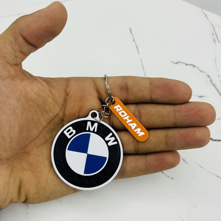نمای درون دست جاکلیدی مدل bmw