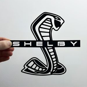 تابلو دیواری رهام طرح Shelby Mustang Logo
