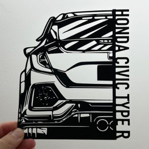 تابلو دیوار رهام طرح Honda Civic Type R